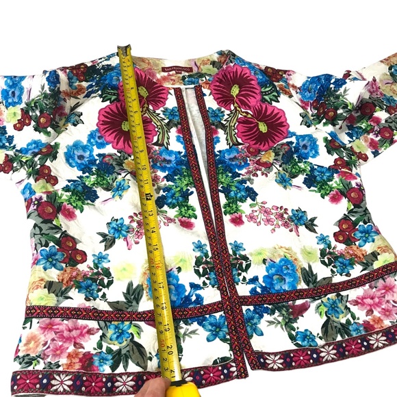 San Francisco Floral Brocade Jacket | Statement Print Blazer | Boho Chic - Picture 7 of 11